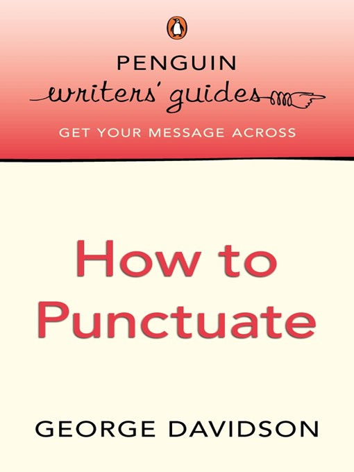 How to Punctuate (eBook)